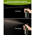 thumbnail image 3 of Amber Spray Bottles, 2Pcs 300ml Empty Spray Bottles for Cleaning, Mist Water Spray Bottle for Hair and Gardening, Adjustable Trigger Sprayer with Spray Stream Settings, 3 of 7