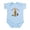 Sky Blue, variant on CafePress - Blonde Firefighter Girl Infant Bodysuit - Baby Light Bodysuit, Size Newborn - 24 Months
