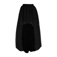 thumbnail image 4 of vigerkar Women's Hi-Lo Long Tutu Bustle Skirt Elastic Waist Festival Party Skirt Black, One Size, 4 of 4