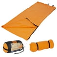 thumbnail image 6 of Stansport Fleece Sleeping Bag - Orange, 6 of 9