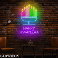 thumbnail image 3 of Glowneon Happy Kwanzaa Neon Led Light, Kwanzaa Holiday Led Wall Decor, 3 of 5