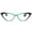 Emerald, variant on 2SeeLife Small Cat Eye Reading Glasses for Women – Narrow-Medium Fit, Sturdy Frame, Spring Hinges, Premium Funky Readers, Red, +1.00