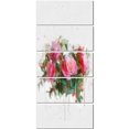 thumbnail image 2 of Bouquet de Roses Roses Aquarelle - Uvre d'Art Florale sur Toile, 2 of 3
