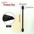 thumbnail image 3 of 50 Pack Double-Head Eyeshadow Brushes, Eyeshadow Sponge Applicator, Professional Eye Shadow Brushes, Eye Cream Applicator, Disposable Eye Shadow Makeup Replacement Tool for Women Girls, Black, 3 of 5