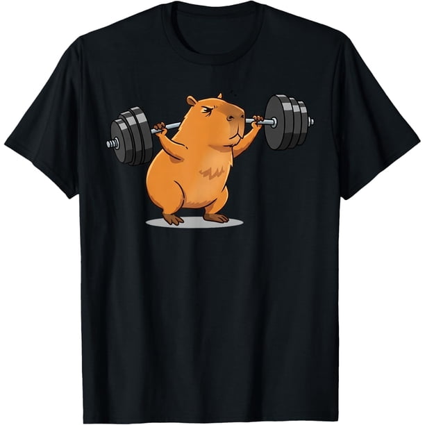 Deadlift Capybara Gym Funny Fitness Gifts - Camiseta para hombre y mujer