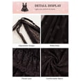 thumbnail image 6 of ValueVibe Lingerie for Women Sexy Polka Dots Lace Sheer Mesh Babydoll Nighty 2 piece Lingerie Sets, Black 2XL, 6 of 6