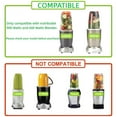 thumbnail image 2 of Set of 2 Durable 24oz Blending Cups with Leak-Proof Lids for NutriBullet 600W & 900W Blenders, BPA-Free & Dishwasher Safe, 2 of 6