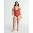 thumbnail image 2 of Time and Tru Women’s and Women’s Plus V Neck Tankini Top, Sizes XS-2X, 2 of 6