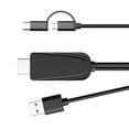 thumbnail image 4 of Cable 2 en 1 Tipo C/Micro USB a 1080P 2,0 metros Sunnimix, 4 of 6
