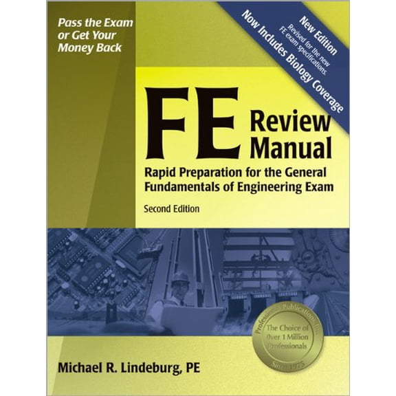 Pre-Owned FE Review Manual: Rapid Preparation for the General Fundamentals of Engineering Exam Paperback