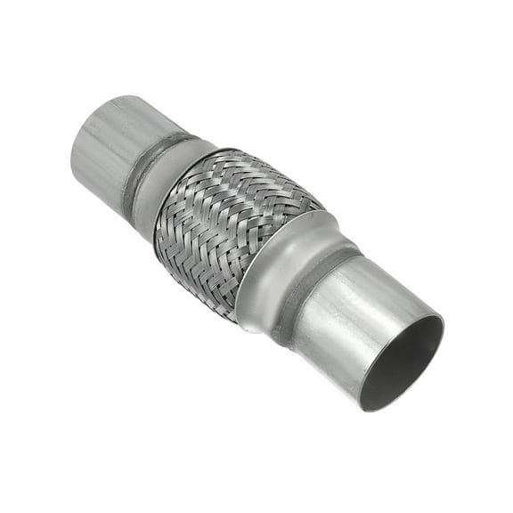 2"x4"x8" Car Exhaust Flexible Pipe Tubing Universal Exhaust Joint with Welding Extension Pipe Stainless Steel