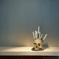 thumbnail image 3 of Skull Knife Holder Knife Block Without Knives Creepy Kitchen Tools Holders Funny Storage Rack Horror Kitchen Storage For Party Halloween Ornament, 3 of 7