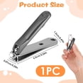 thumbnail image 5 of Kids Nail Clippers for Infants, Toddlers and Kids, Small Jaw Nail mer, Precision Grooming Tool for Baby’s Tiny Fingernails and Toenails, Stainless Steel Clippers for Child Care (Black), 5 of 5