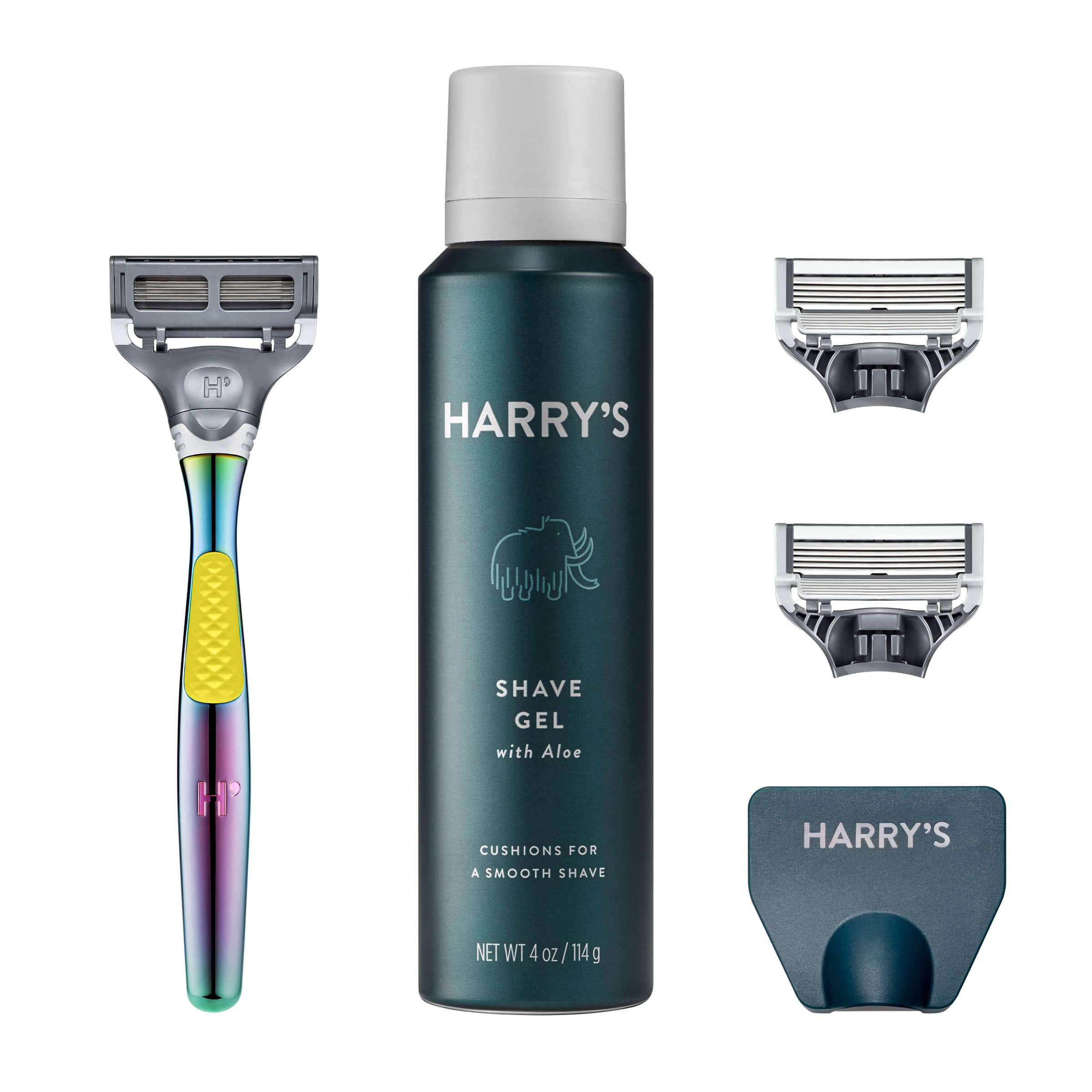 Harry's Pride Set with Pride Handle, 3 Razor Blade Refills, 4 Oz, Shaving Gel - image 2 of 5