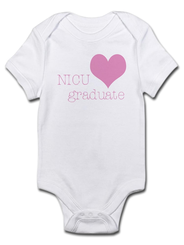 CafePress NICU Graduate Baby Girl Infant Baby Bodysuit