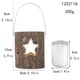 thumbnail image 2 of Advancent Portavelas en forma de corazón, decoración de , de madera, incluye portavelas, para sala de estar y exterior. Decoración del hogar Cinco estrellas +Vela, 2 of 6