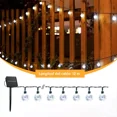 thumbnail image 3 of Guirnalda De Luces Solar 12m 100 Foco Leds Exterior Jardin Luz De Burbuja De Gas De Navidad Y Decorativas Auxtoo, 3 of 6