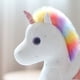 thumbnail image 3 of Peluche de unicornio arcoíris, juguete de peluche, regalo para niñas, niños y bebés, regalo de cumpleaños y Navidad, 3 of 8