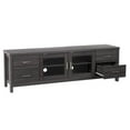 thumbnail image 4 of Hollywood Dark Gray Engineered Wood TV Stand with Closed Storage - TVs up to 85", 4 of 16