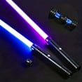 thumbnail image 2 of Sabre Laser Type-C rechargeable RVB 15 Couleurs 2 Pcs, Poignée en Alliage d'Aluminium, 2 of 5