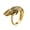 Gold, variant on HIJONES Men's Stainless Steel Ring Crocodile Band Ring for Daily Gold Size 8