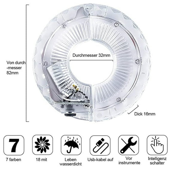 Zmeidao LED Bicycle Spoke Light USB Rechargeable Bicycle Wheel Light Spoke