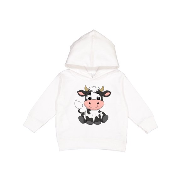 Inktastic Cute Black and White Holstein Cow Toddler Hoodie