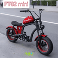 thumbnail image 1 of Bici Eéctrica FT02 Mini, Neo Moto Bike Estilo Chopper, 500W, 45km/H, 1 of 13