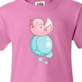 thumbnail image 4 of Inktastic Cute Axolotl Sitting on a Bubble Youth T-Shirt, 4 of 5