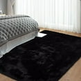 thumbnail image 5 of ZACOO 4'x6' Area Rug Indoor Plush Shag Fluffy Rugs Extra Soft and Thick Shaggy Carpet for Bedroom Living Room Dorm Nursery, Black, 5 of 6