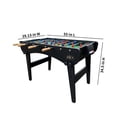 thumbnail image 6 of KICK Phoenix 55″ Folding Foosball Table (Brown), 6 of 8