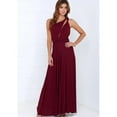 thumbnail image 3 of Sexy Women Multiway Wrap Convertible Boho Maxi Club Red Bandage Long Dress Party Bridesmaid Infinity Robe Longue Femme, 3 of 7