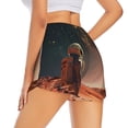 thumbnail image 3 of Haiem Astronaut On Mars A Women's 2 in 1 Running Shorts - Lightweight Athletic Workout Gym Yoga Breathable Sports Shorts Liner with Phone Pockets-Large, 3 of 9