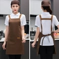 thumbnail image 3 of CSChome Tablier de Chef Ajustable Imperméable Tablier de Cuisine – Grande Couverture en Toile de Protection avec Poches, 3 of 7