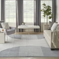 thumbnail image 5 of Nourison Astra Machine Washable Geometric Ivory Blue 9' x 12' Area Rug (9x12), 5 of 9