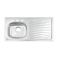 thumbnail image 1 of Fregadero Tarja Tramontina 100x50cm Acero Inox Izquierdo, 1 of 2