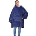 thumbnail image 4 of Catalonia Oversized Blanket Sweatshirt, Sherpa Fleece Hoodie, Super Soft Warm Comfortable Pullover with Large Front Pocket for Boys Girls Teens Kids(7-13 yr), 4 of 7