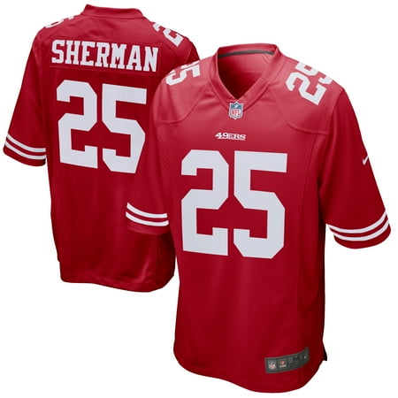 - Richard Sherman San Francisco 49ers Nike Game Jersey - Scarlet