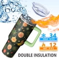 thumbnail image 3 of Festive 40oz Christmas Tumbler Stainless Steel Water Bottle with Straw and Lid Gifts for Holiday Travel or Home, 3 of 4