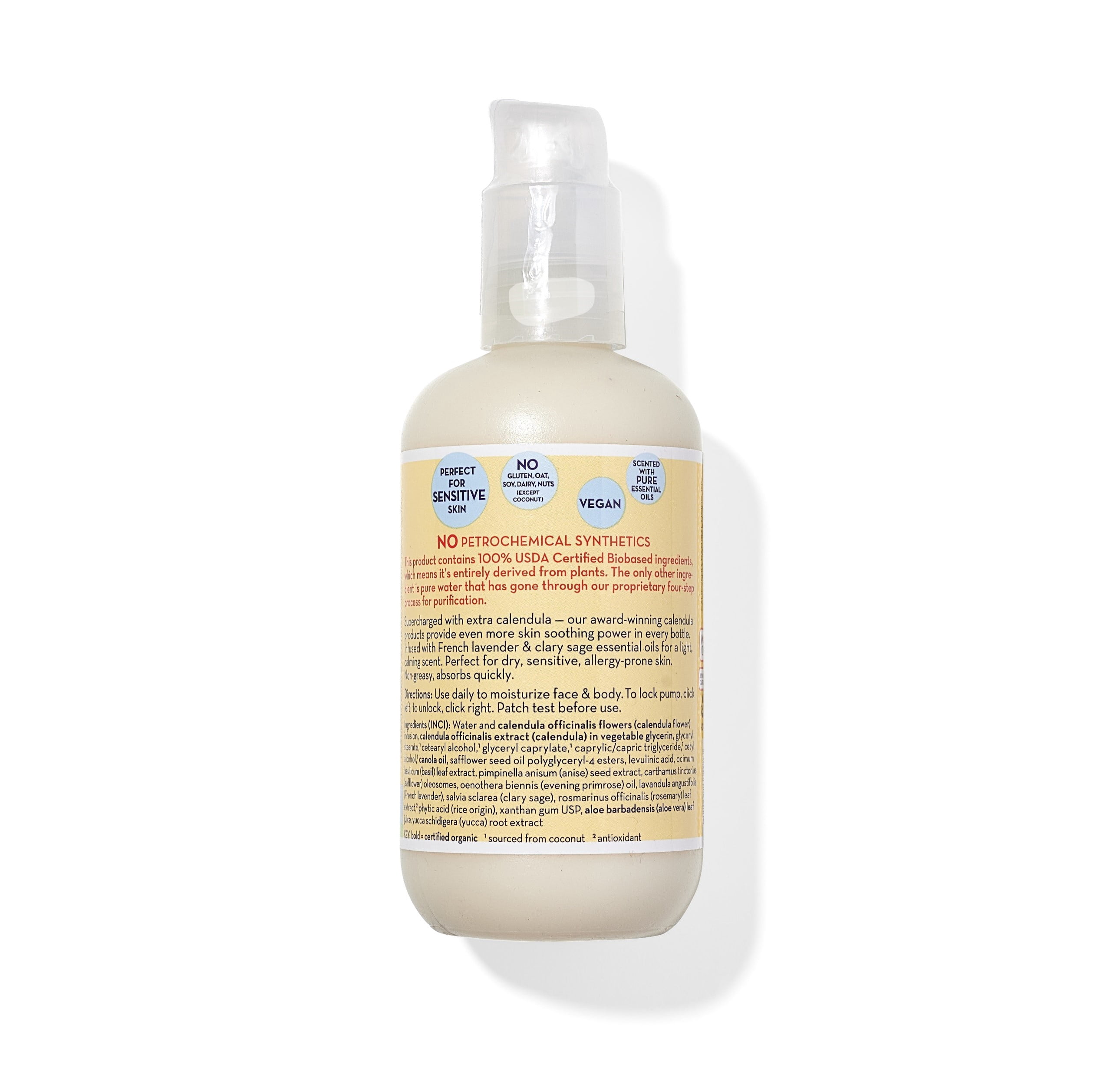 California Baby Calendula Lotion | 100% Plant-Based Moisturizer | Lavender Baby Lotion | Face Moisturizer For Dry Skin | Hypoallergenic | 8.5 oz.