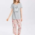 thumbnail image 3 of Pyjama pour Femmes avec Pantalon Capri, 3 of 7