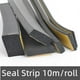 thumbnail image 1 of Tira de sellado de esponja autoadhesiva Epdm, espuma negra de goma, adhesivo fuerte de una cara, insonorizado, anti-, 1 of 4