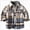 A94-Blue, variant on Boys Plaid Brushed Single Breasted Long Sleeved Cardigan Trendy Jacket For Medium And Large Children,Brushed Plaid Cardigan 13-14 Years