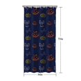 thumbnail image 5 of Halloween Doodle Icons Pattern Shower Curtain 36"x72" ,Bathroom Decorative Shower Curtains Set with 12 Hooks,Modern Waterproof Washable Shower Curtain, 5 of 6