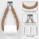 thumbnail image 4 of 1 soporte para rollo de papel higiénico, estilo industrial antiguo, toallero, toallero montado en la pared, accesorios de decoración de baño, anillos para toallas de baño, 4 of 5