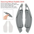 thumbnail image 2 of Steering Wheel Paddle Shifter Extension For Toyota Ractis Lexus Aluminium Grey, 2 of 14
