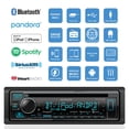 thumbnail image 2 of Kenwood KDC-BT33 Single-DIN In-Dash CD/Bluetooth Receiver, 2 x Kenwood KFC1666S 6.5" 2-Way Car Speakers, Dash Kit for Select 95-02 GM Vehicles, Wire Harness, Other Accessories, 2 of 8