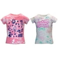 thumbnail image 1 of Nintendo Animal Crossing Girls Tees 2-Packs, Animal Crossing New Horizons Girls T-Shirt 2-Pack Bundle Sets (Pink/White, Sizes 4-16), 1 of 3