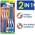thumbnail image 5 of Cepillo de dientes Dr. Fresh paquete de 6 con cerdas firmes de nylon, 5 of 5