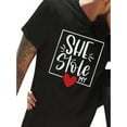 thumbnail image 2 of 1pc She Stole My Heart and I'm Keeping It Print Couples Matching T-Shirts - Cotton, Casual Round Neck Tees for Newlyweds & Lovers - Perfect for Christmas & Valentine'S Day Gifts 180g Tee Tee For Adul, 2 of 7